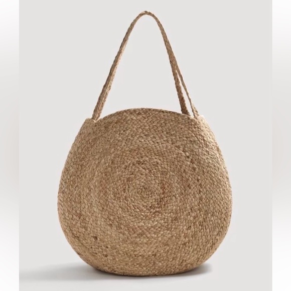 Handbags - Mango Natural Woven Bag